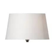 Basic straight lampskärm, vit 42cm