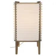 Beehave bordslampa medium, vit/ek 47cm