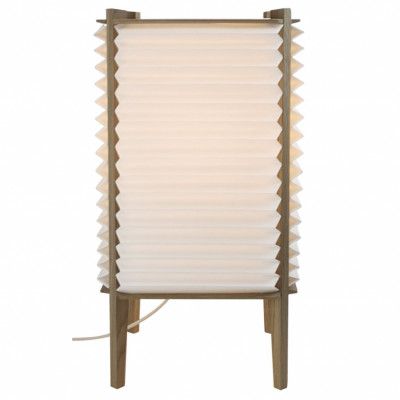 Beehave bordslampa medium, vit/ek 47cm