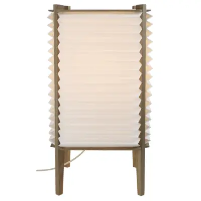 Beehave bordslampa medium, vit/ek 47cm