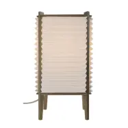 Beehave bordslampa small, vit/ek 39cm