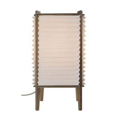 Beehave bordslampa small, vit/ek 39cm