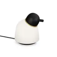 Belid - Bird Bordslampa H21,5 Black/Brass/Opal