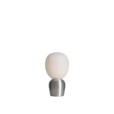 Belid Buddy bordslampa borstad alu/opal glass