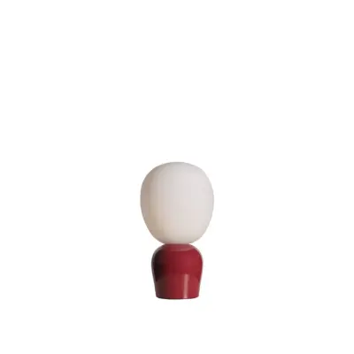 Belid Buddy bordslampa Wine Red/opal glass