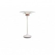 Belid - Diablo Bordslampa Ø30 Matt White/Rosé Silver