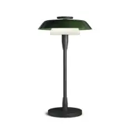 Belid - Horisont Bordslampa H36,5 Matt Black/Shiny Forest Green