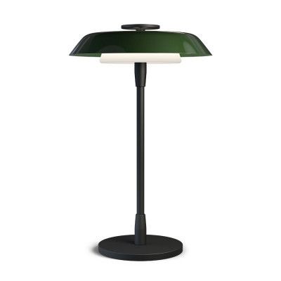 Belid - Horisont Bordslampa H47,5 Matt Black/Shiny Forest Green