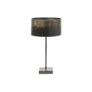 BEPUREHOME Blackout bordslampa - svart j&auml;rn med antik m&auml;ssingsfinish
