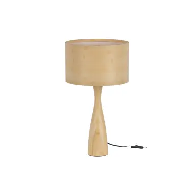 WOOOD Lunar bordslampa - naturlig bambu