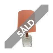 Bertil lampfot, glas/trä