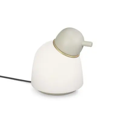 Bird Bordslampa H21,5 Sand/Brass/Opal Belid - Sovrum - Metall