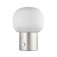 Blomus - Iris LED Bordslampa Matt Alabaster Stainless Steel