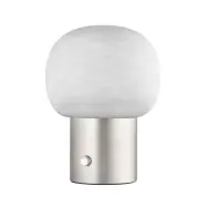 Blomus - Iris LED Bordslampa Matt Alabaster Stainless Steel