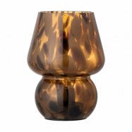 Bloomingville Barbette portabel bordslampa Brunt glas