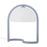 BLOOMINGVILLE Bordslampa med julgranskulor, blå, akryl