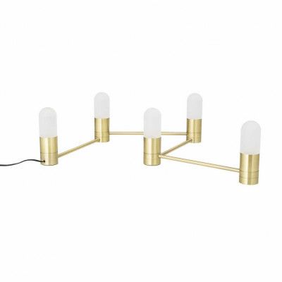 BLOOMINGVILLE bordslampa, med. LED - guld metall
