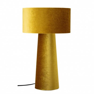 BLOOMINGVILLE Dafna bordslampa, gul, polyester