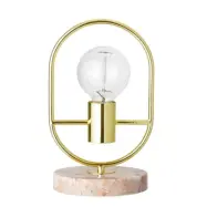 Bloomingville - Nostalgic Bordslampa Gold/Marble