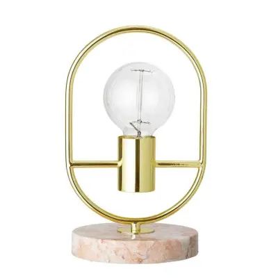 Bloomingville - Nostalgic Bordslampa Gold/Marble