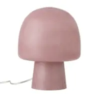 BLOOMINGVILLE Paddy bordslampa, rosa, glas (D20xH26,5 cm)