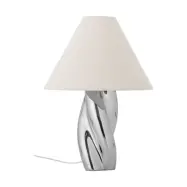 Bloomingville Silva bordslampa Ø35 cm Silver