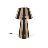BOLD MONKEY Strip it up bordslampa - beige och svart rep