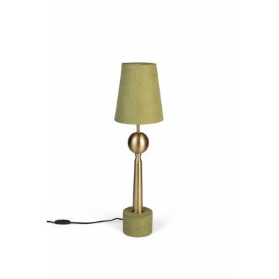 BOLD MONKEY Trophy For Your Goal bordslampa - mossgrön polyester och guldjärn/aluminium