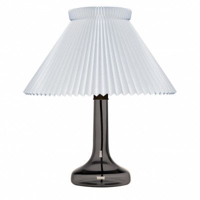 Bordslampa 343, rökgrått glas