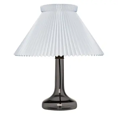 Bordslampa 343, rökgrått glas