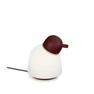 Belid Bird bordslampa Dark red/sand opal glass