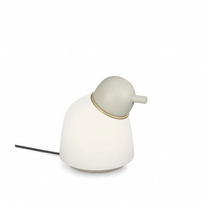 Bird bord H:215 sand/mässing opalglas  E27