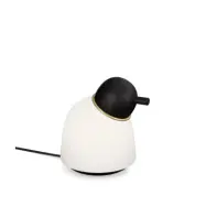 Belid Bird bordslampa svart str./mässing opal glass