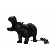 Bordslampa Flodhäst, Svart