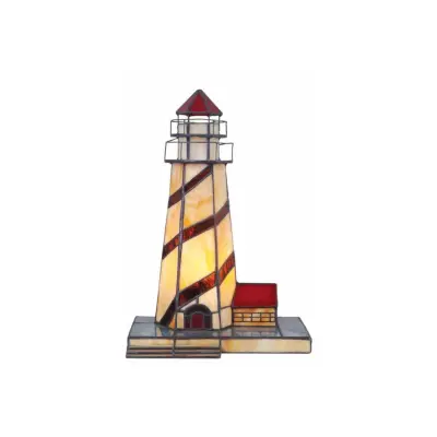 Bordslampa Fyr Med Hus / Lighthouse 30cm