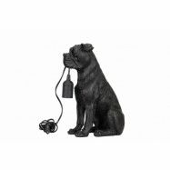 Bordslampa Hund, Svart