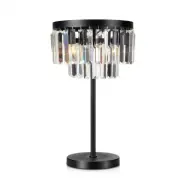Bordslampa Markslöjd Ventimiglia Svart/Kristall