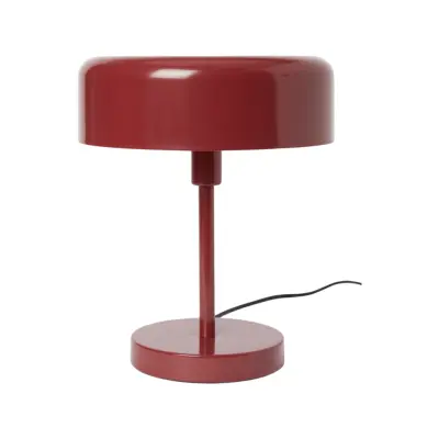 Bordslampa Luca burgundy