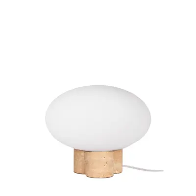Bordslampa Mammut 28 Travertin