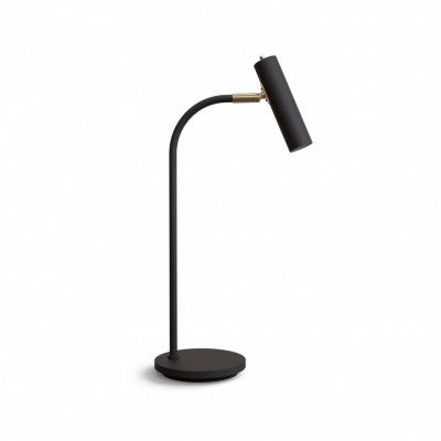 Slender Bordslampa GU10 Svartstruktur/Mässing