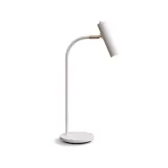 Slender Bordslampa GU10 Vit struktur/Mässing