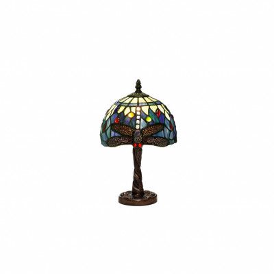 Bordslampa trollslända safirblå 20cm