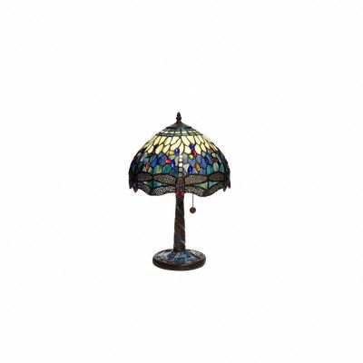 Bordslampa trollslända safirblå 30cm