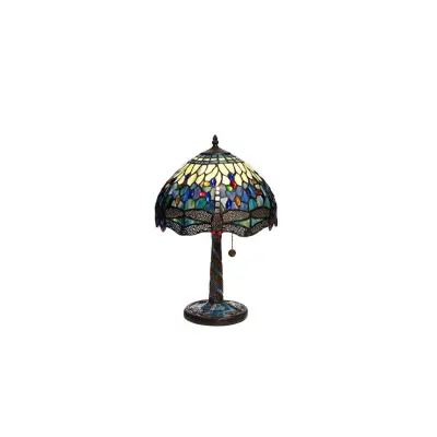 Bordslampa trollslända safirblå 30cm