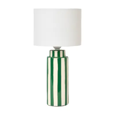 Bordslampa Waldo Stripes Grön