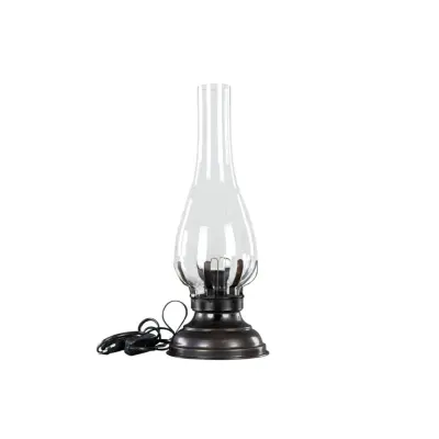 Bordslampa/Light El Antik Brun