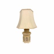 Bordslampa inkl. skärm naturvit