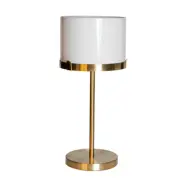 By Rydéns Marcel bordslampa 55 cm Mässing-vit