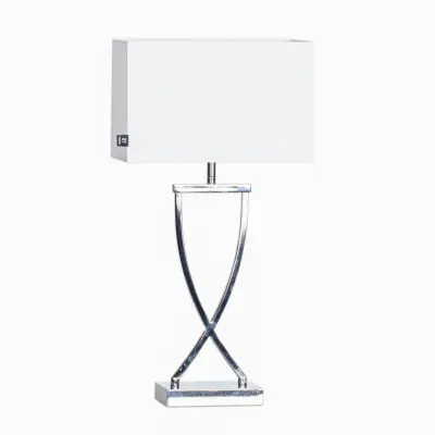 By Rydéns - Omega Bordslampa Chrome/White