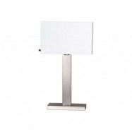By Rydéns - Prime Bordslampa H69 Brushed Steel/White